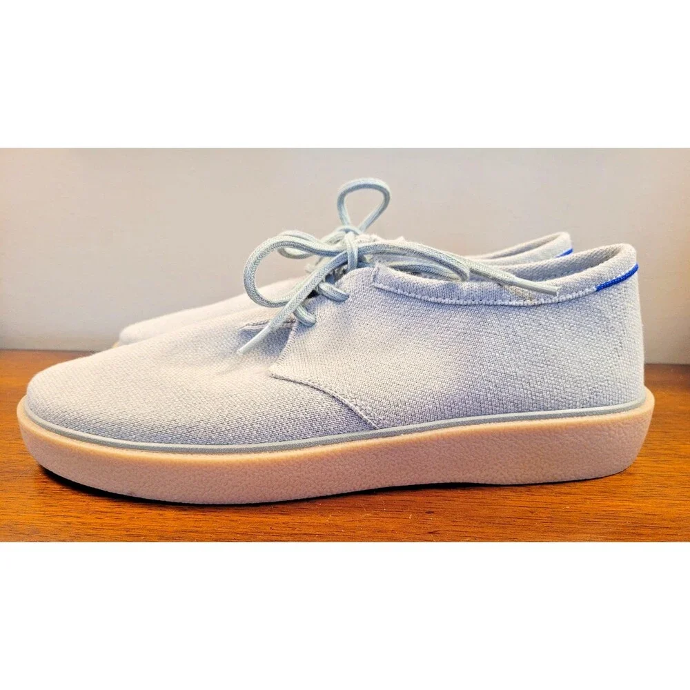 Rothys The Monty Shoe in Sea Grass Sage Green Lace Up Sneaker Mens Size 13 NICE - Picture 5 of 11